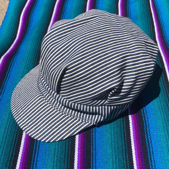 Accessories - Vintage 90’s Hickory Stripe Engineer Hat